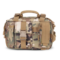 Outdoor Multifunction Single Tactical Pocket Road Subpack Mens Shoulder Backpack Inclined Satchel Fishing Gear Bag Waterproof Fishing Casual Bag