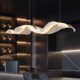 Modern simple LED light source eye protection chandelier