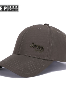 jeep四季速干黑色休闲风棒球帽