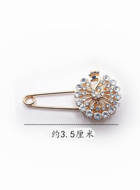 开衫小胸针时尚风百搭水钻装饰