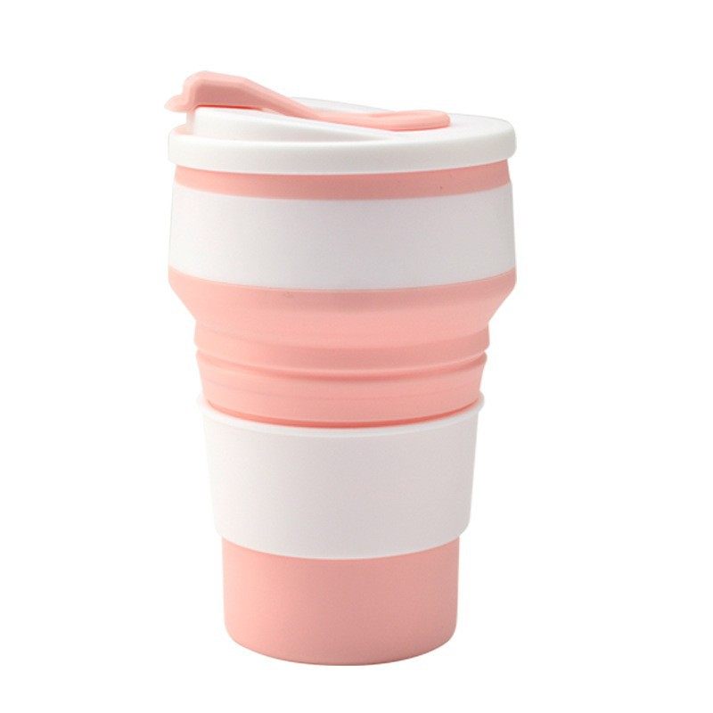 硅胶水杯可折叠户外便携式旅游露营野营徒步漱口刷牙伸缩带盖杯子,淘宝优惠券,粉丝福利购,淘宝优惠卷