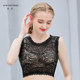Anti-exposure camisole wrap chest lace bottoming shirt