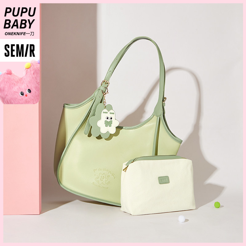 森马夏季奶噗噗新款大容量托特包 森马箱包托特包