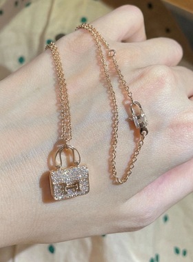 满钻项链时尚轻奢高级感