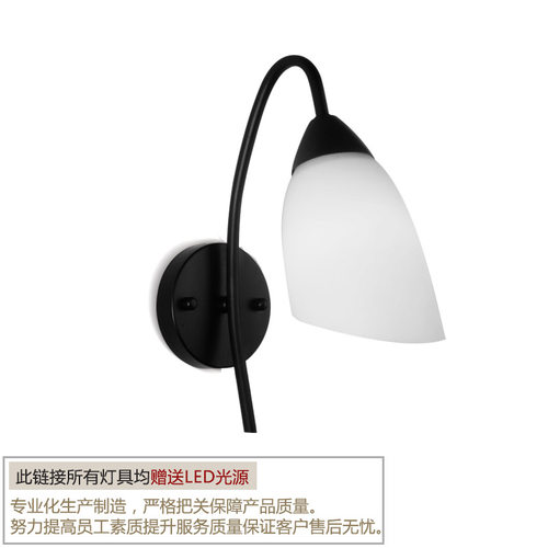 壁灯床头现代简约LED卧室创意背景墙灯楼梯过道个性北欧墙壁灯具 - 图3