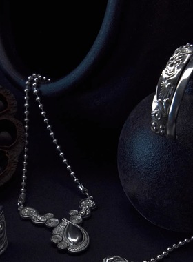 EnSageXDoublure腰果花项链