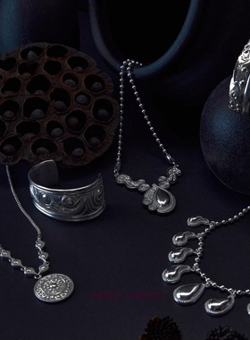 EnSageXDoublure菊花宽形手镯