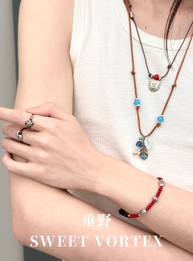 EnSage x Yesung同款 红色新年琉璃手链/丰饶手绳心脉/赤结戒指