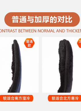 冬季男女通用后戴式保暖纯色耳包