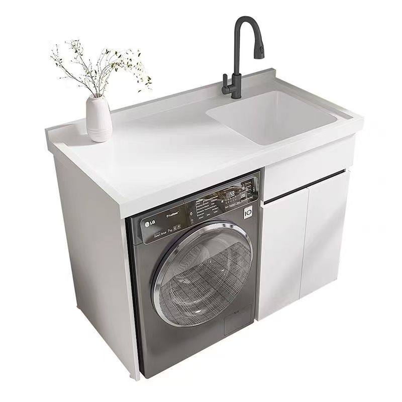 不带搓衣板蜂窝铝阳台洗衣柜组合定制滚筒洗衣机柜池台盆一体伴侣,淘宝优惠券,粉丝福利购,淘宝优惠卷