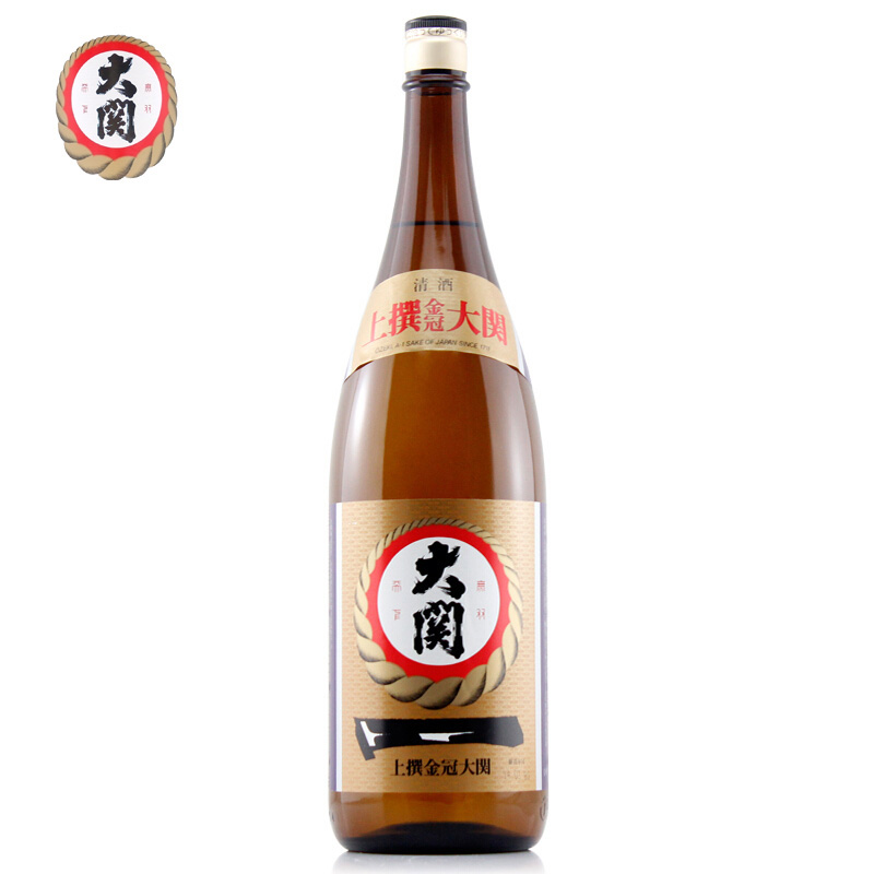 日本原装进口清酒大关牌辛丹波清酒1.8L金冠 - 图1