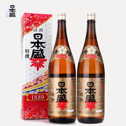 日本原装进口 日本盛上选清酒纯米酒洋酒日本酿造特选发酵酒1.8L