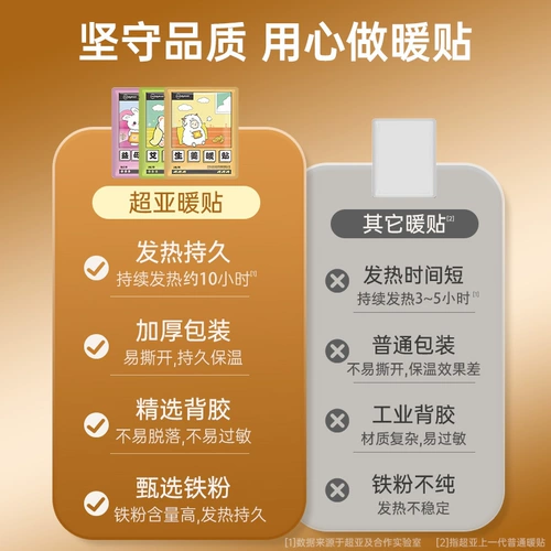 超亚 Детские согревающие наклейки, наклейка с горькой полынью, удерживающий тепло компресс
