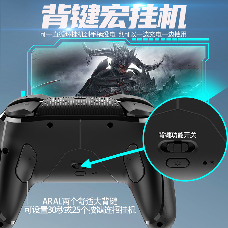 Supports 25 buttons and a combo of AFK within 30 seconds