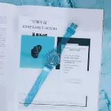 Синие часы, ретро ремешок для часов, циферблат