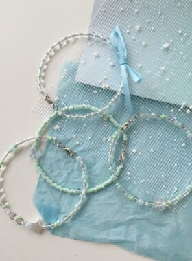 新款ins风薄荷糖小清新手链