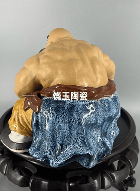 石湾陶瓷公仔工艺精品摆件