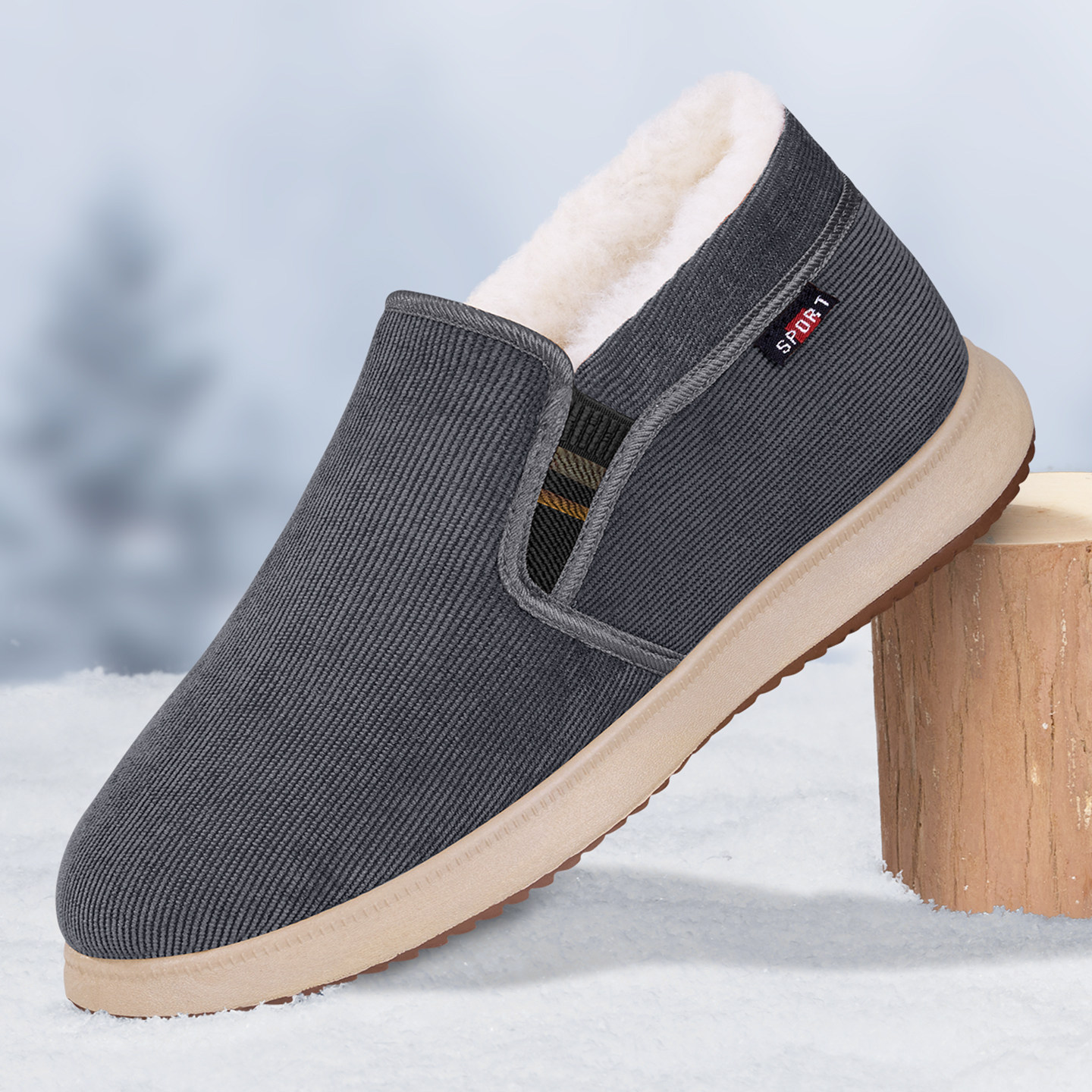 老北京布鞋男官方冬季加绒加厚防滑保暖羊毛爸爸棉鞋软底老人鞋,淘宝优惠券,粉丝福利购,淘宝优惠卷