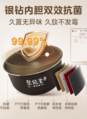 美的电饭煲家用4升L新款官方正品