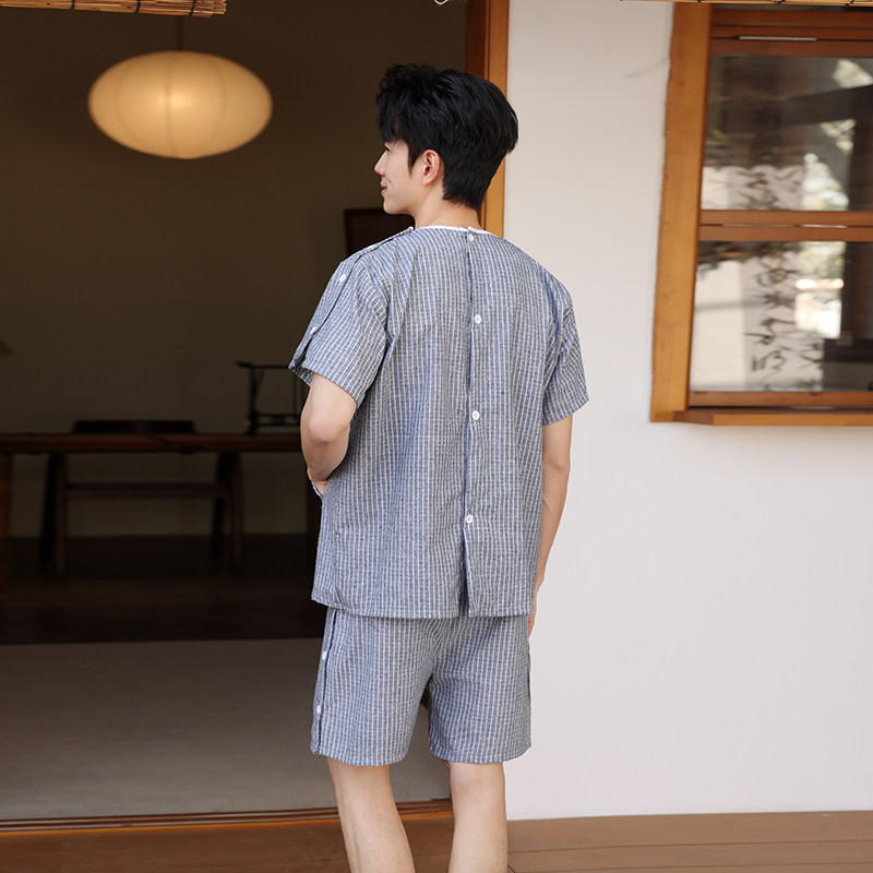 艾灸服纯棉前后开扣中医诊所理疗刮痧推拿针灸服全开采耳美容专用,淘宝优惠券,粉丝福利购,淘宝优惠卷