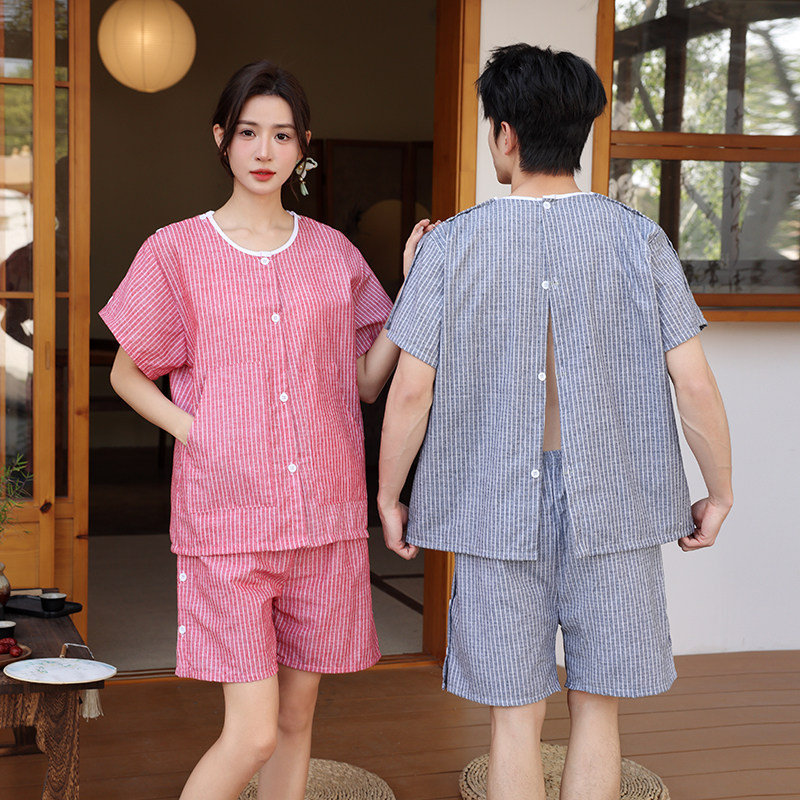 艾灸服纯棉前后开扣中医诊所理疗刮痧推拿针灸服全开采耳美容专用,淘宝优惠券,粉丝福利购,淘宝优惠卷