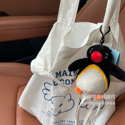 部分现货 韩国正品pingu企鹅包挂件围巾企鹅毛绒毛绒学生女生玩偶,淘宝优惠券,粉丝福利购,淘宝优惠卷