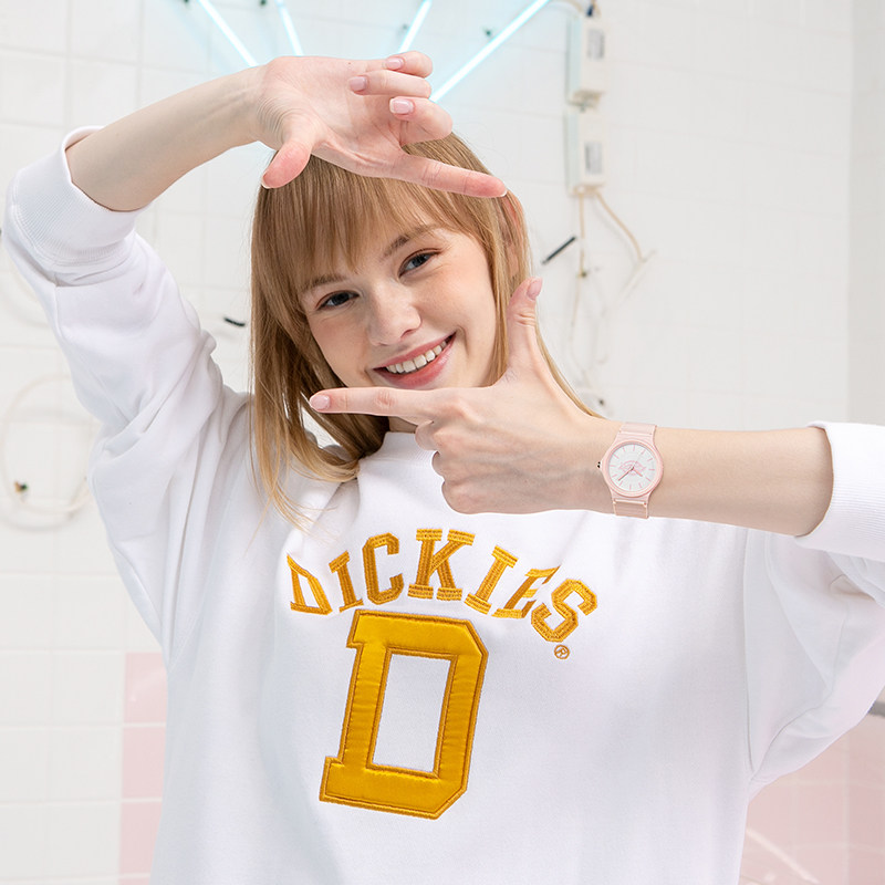 专属 dickies潮流时尚硅胶女手表 dickies手表欧美腕表