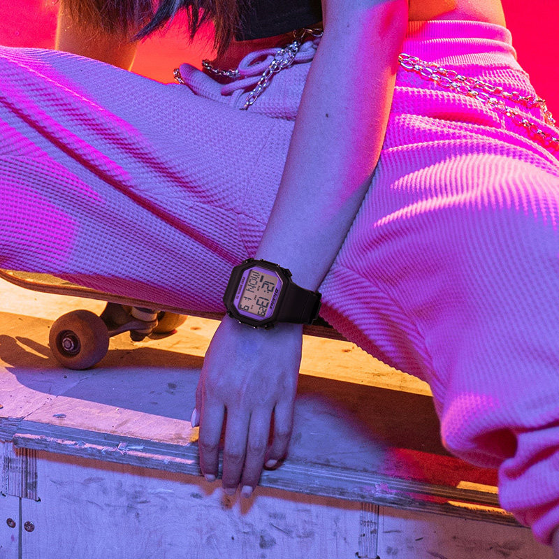 dickies旗舰店女款撞色同款电子表 dickies手表欧美腕表