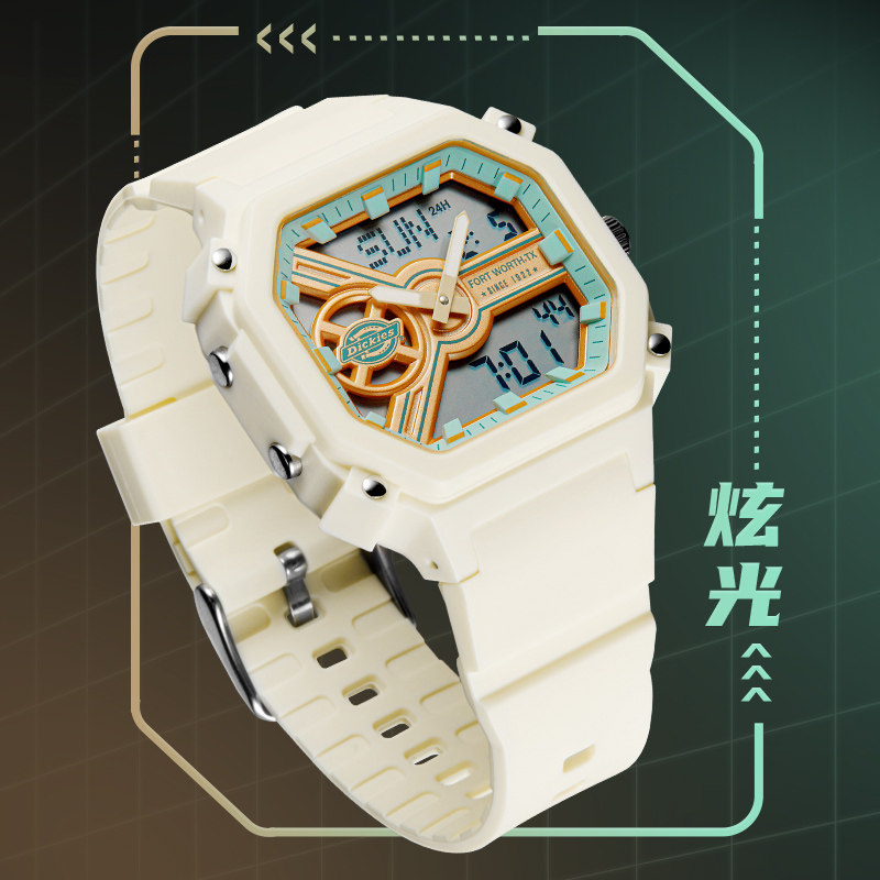 dickies旗舰店多功能女士复古手表 dickies手表欧美腕表