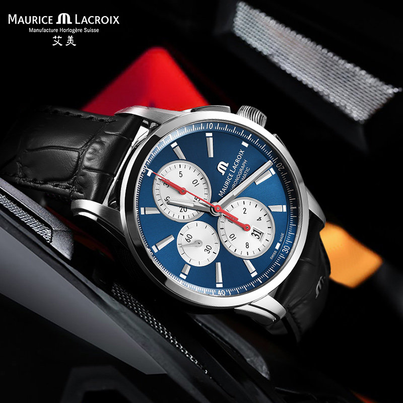 【新品】MauriceLacroix艾美瑞士正品牛皮表带原装夜光机械手表男 【新品】MauriceLacroix艾美瑞士正品牛皮表带原装夜光机械手表男