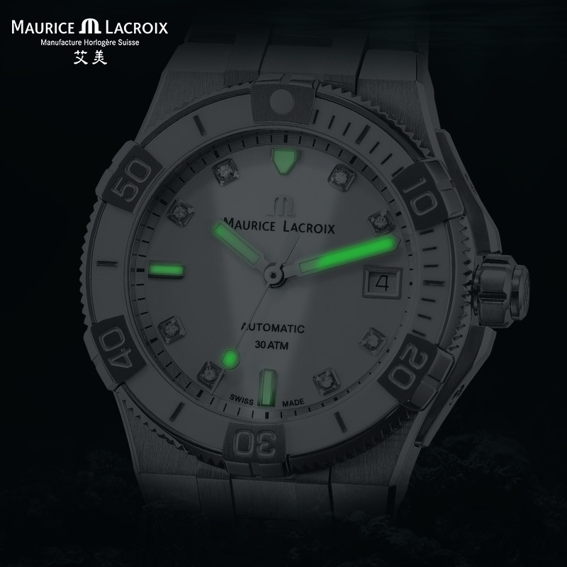 【新品】Maurice Lacroix艾美21款镶钻机械手表女双表带瑞士名牌 【新品】Maurice Lacroix艾美21款镶钻机械手表女双表带瑞士名牌