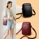Kangaroo leather mobile phone bag soft cowhide shoulder crossbody bag