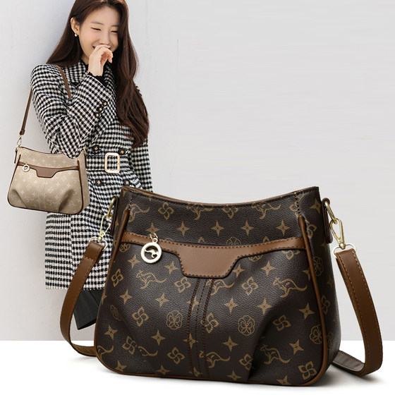 Genuine leather shoulder crossbody bag large capacity cowhide mother bag
