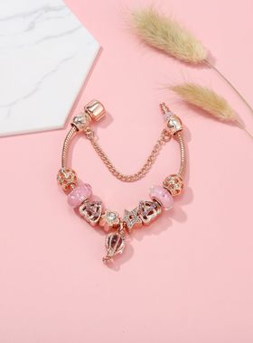 速卖通 亚马逊外贸货源欧美货源串珠手串 手工DIY女士手链礼物