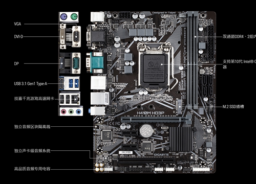 技嘉H410M H510M S2 V2 H K B560M D2V AORUS ELITE AX全新主板-图1