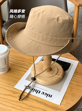 胡茬叔叔渔夫帽户外男女夏季