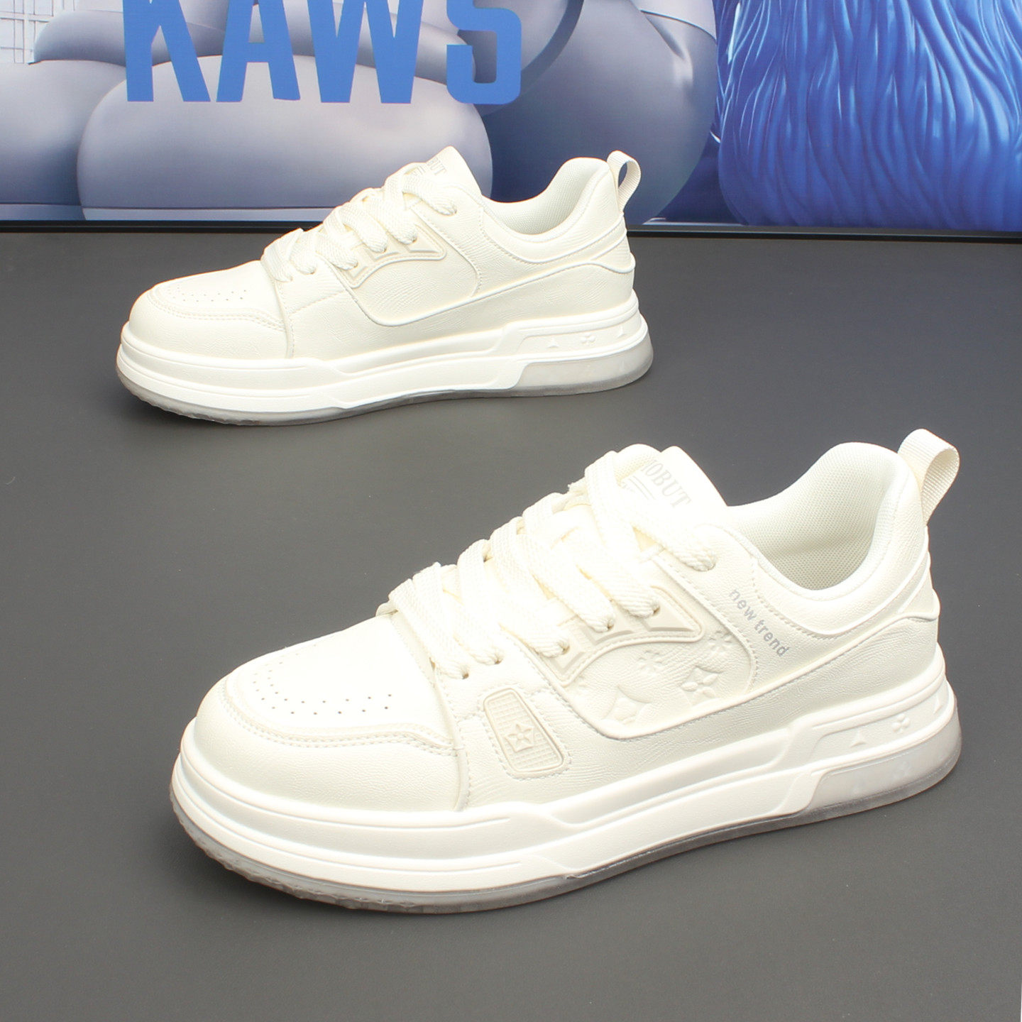 潮流男鞋2026春新款高级感百搭小白鞋厚底增高休闲板鞋时尚运动鞋,淘宝优惠券,粉丝福利购,淘宝优惠卷