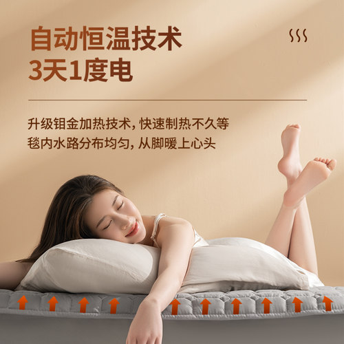 环鼎水暖电热毯床垫水热毯冬季水循环水暖毯双人正品官方旗舰店 - 图2