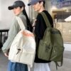 Backpack for men and women casual simple style sports travel backpack student school bag large capacity lightweight waterproof backpack