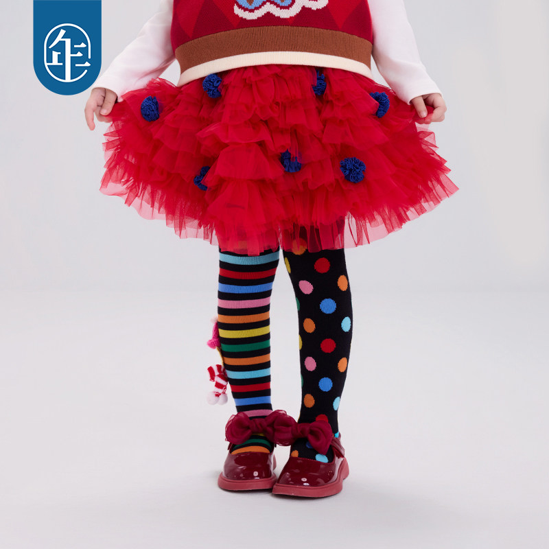 年衣童装儿童半身裙女童秋冬新款公主风蛋糕裙短款纱裙百搭裙子,淘宝优惠券,粉丝福利购,淘宝优惠卷
