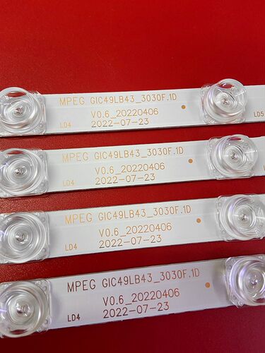 适用TCL 49A262灯条4C-LB4907-ZM03J GIC49LB43-3030F.1D背光灯 - 图1