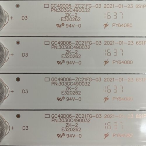 适用海尔H49E12 H49E10 H49E07灯条DLED49GC 10X6 0002背光灯TV - 图1