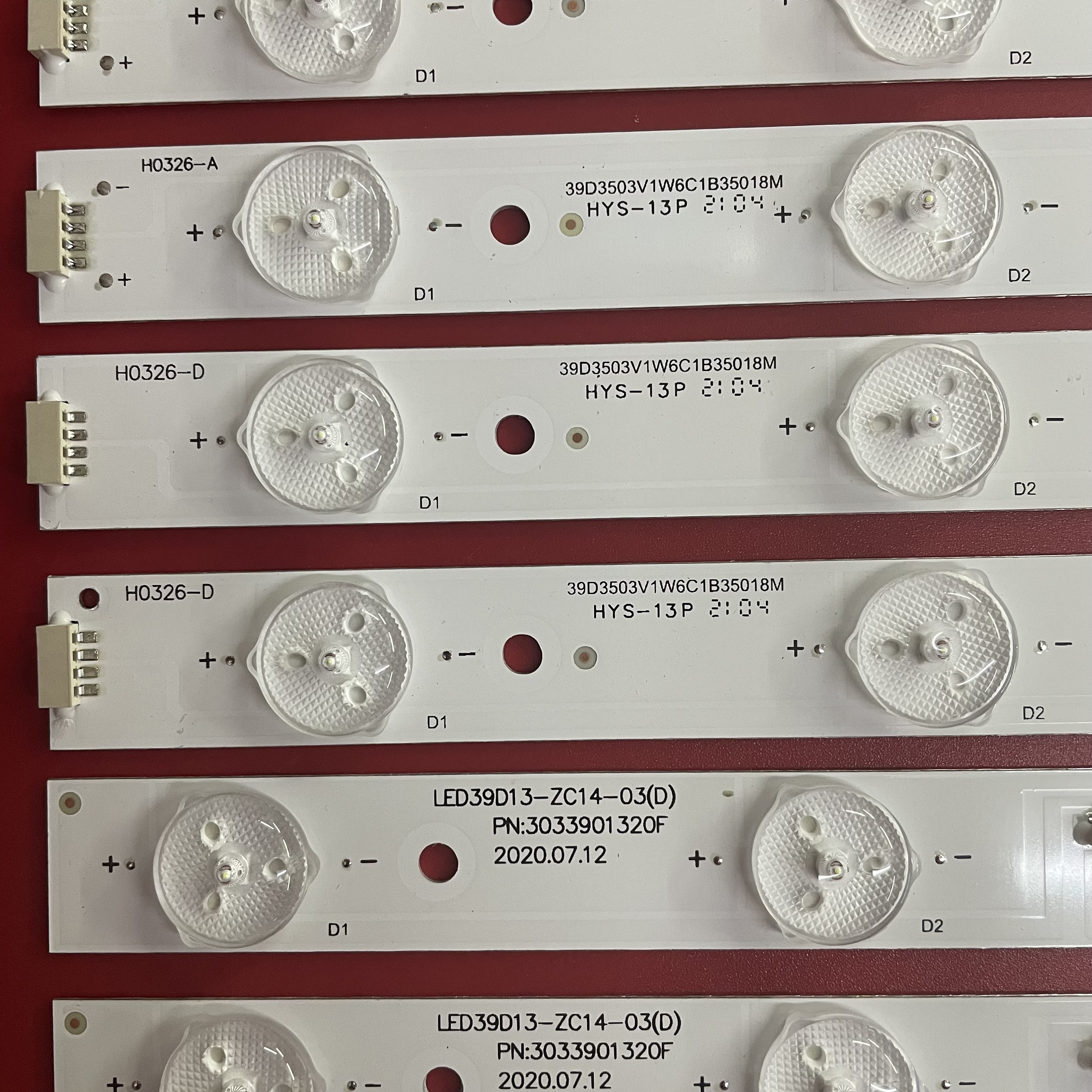 适用TCL LE39D8810海尔LE39B50 L39F6 LE39EU3000灯条LED39D13-图2