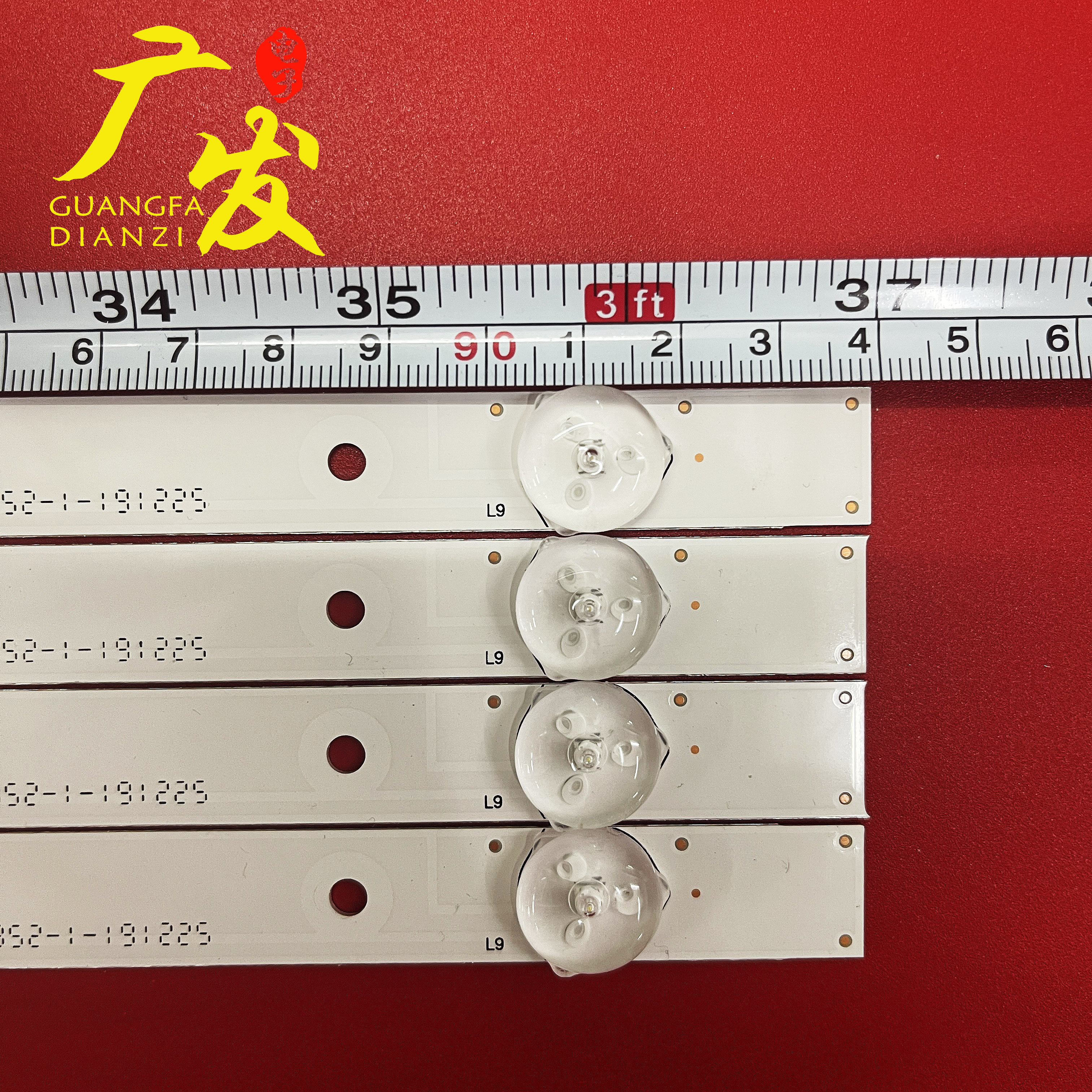 海信LED49K300U LED49EC500U灯条JL.D49091330-003BS-M 4条9灯铝 - 图0