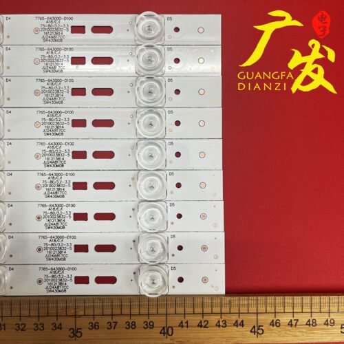 适用创维43s9 43e390e 43e386e灯条CRH-A43353505014ANREV1.2 B - 图1