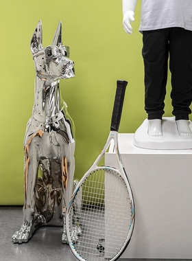 玻璃钢招财简约客厅轻奢质感摆件