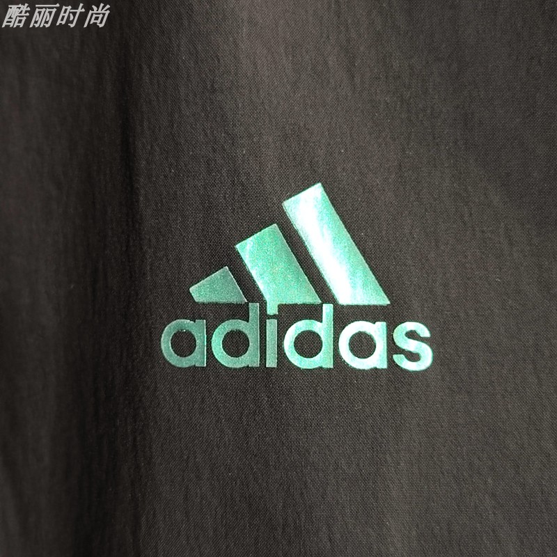 阿迪达斯外套男子Adidas春季新款立领梭织运动防风宽松夹克HM5144-图1