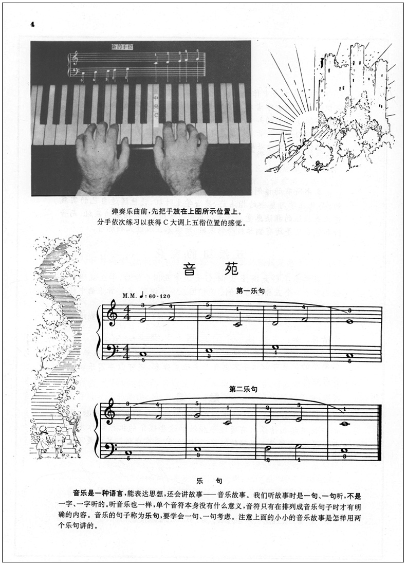 约翰.汤普森现代钢琴教程(1)音乐初学者入门自学技巧书籍新华书店