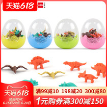 (Phoenix Xinhua Bookstore Flagship Store Officer Net) A Positive Stationery Creative Fear Dragon Egg Eraser Elementary School Kids Cartoon Children Rubber Dinosaur Shaped Elephant Leather