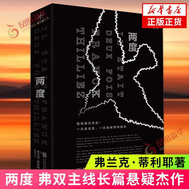 两度+未完成的手稿 套装2册 法国悬疑惊悚天王弗兰克 蒂利耶烧脑神作 2本小说变焦式打造同一个谜题反转迭起侦探悬疑推理小说正版